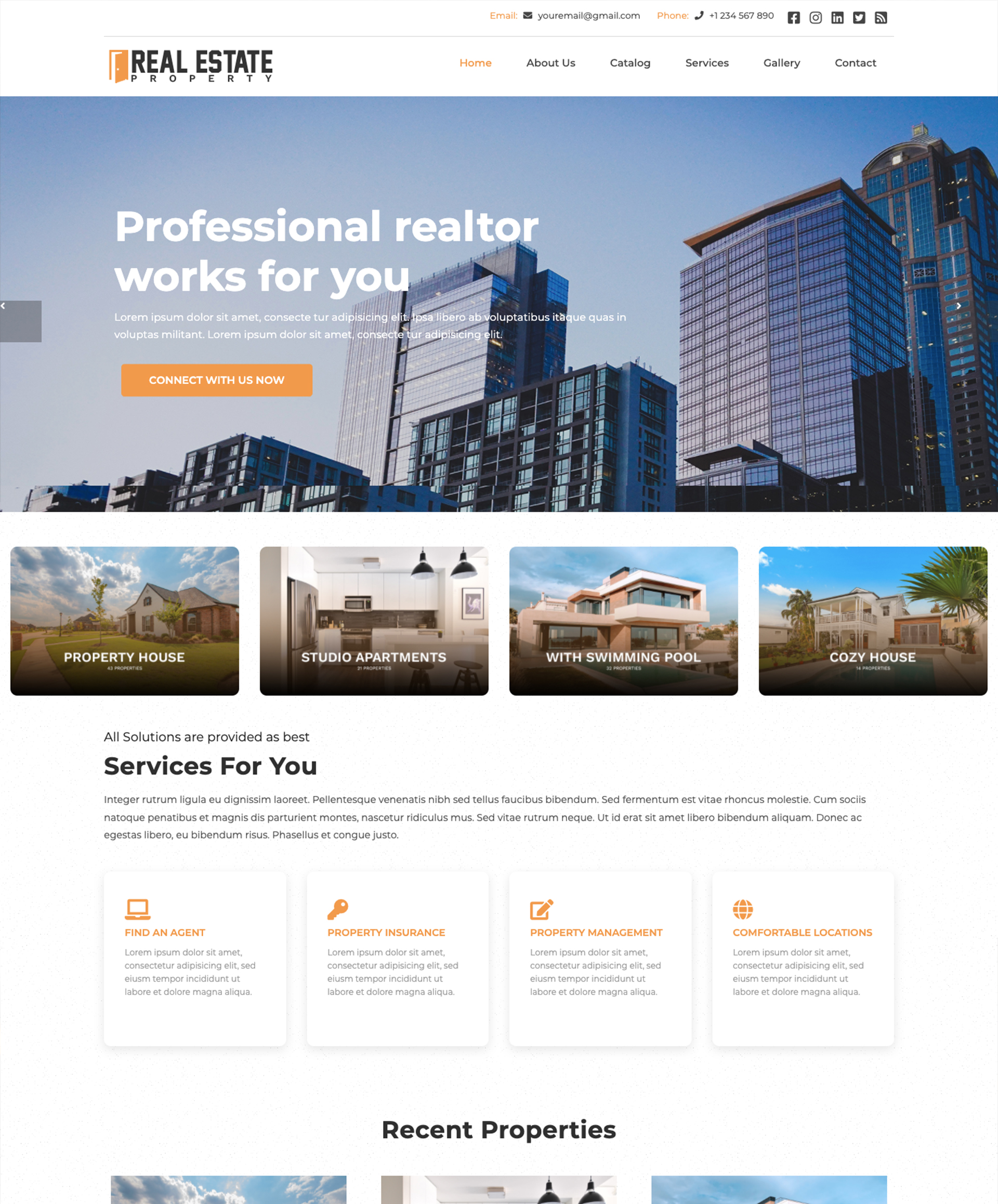 Template #13 Realestate theme